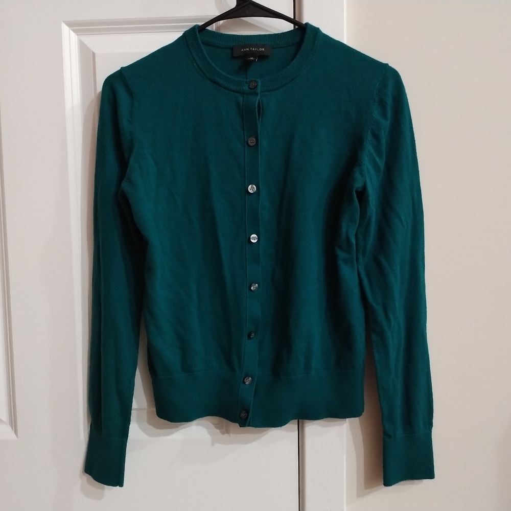 Button down long sleeve cardigan